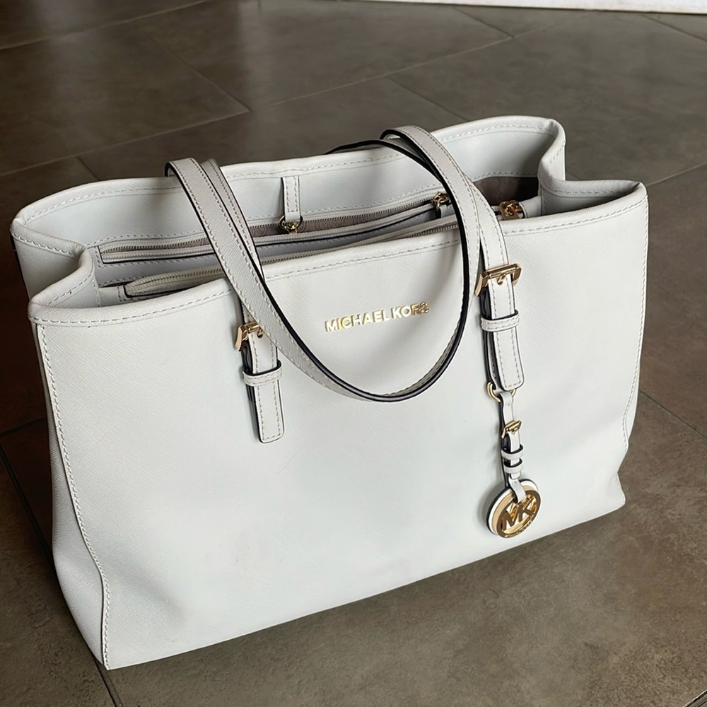 Michael Kors ivory tote